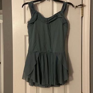 Green ballet or contemporary costume